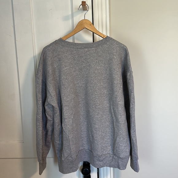Grey Brookside Casual Crew Neck Utility Sweater Size M - Picture 3 of 10